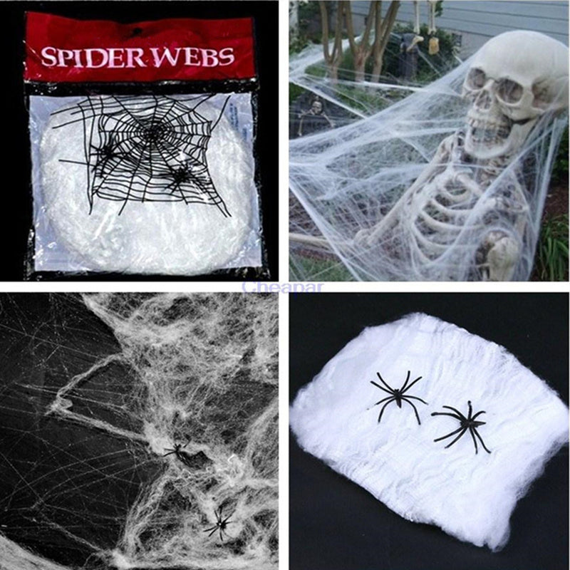 Halloween Spider Web Decoration - Customizable Supply