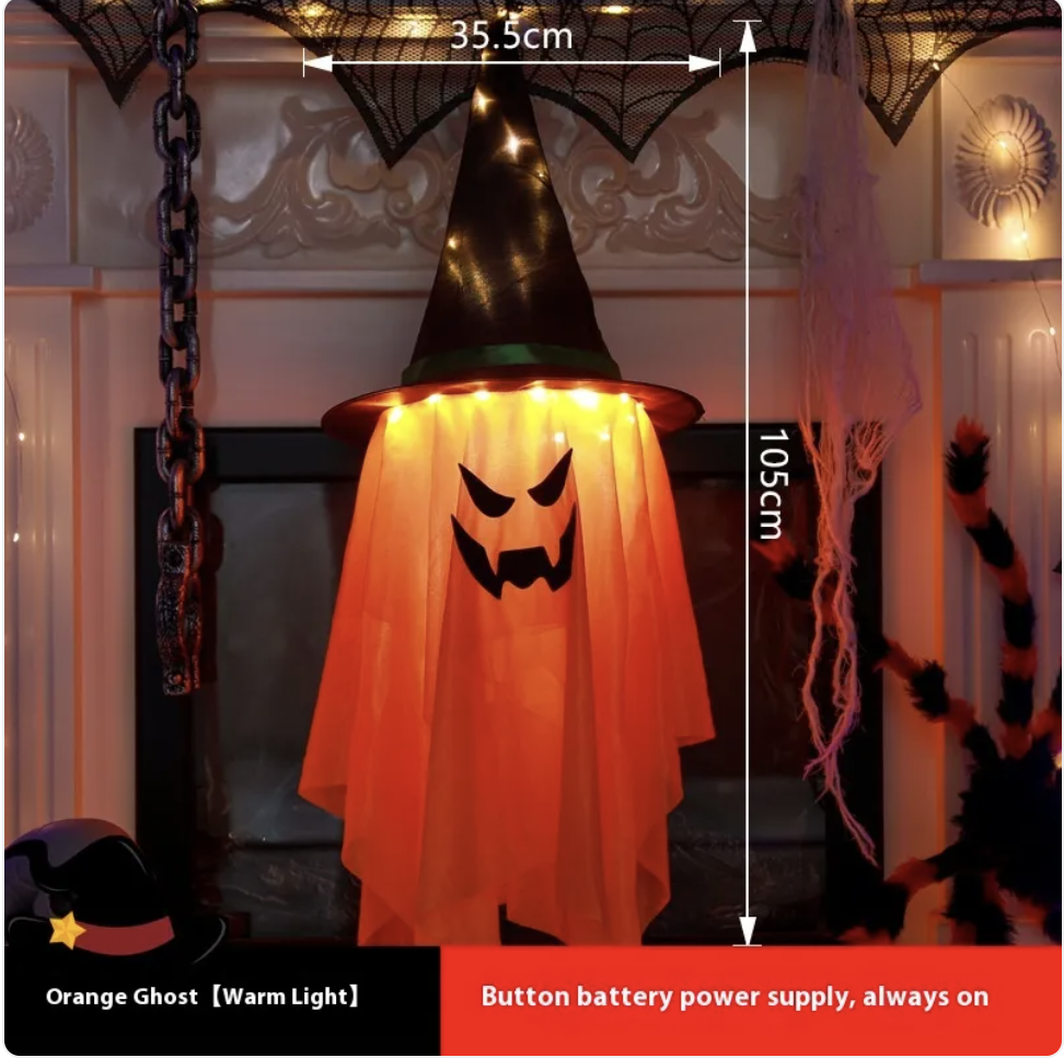 Glowing Scream Ghost Decor