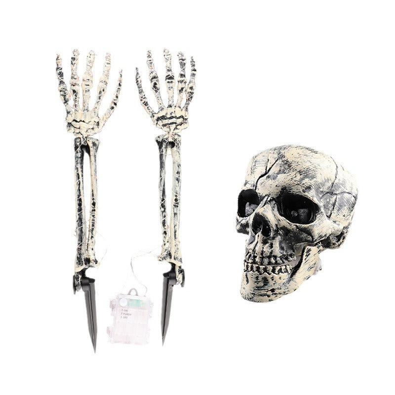 Halloween Skeleton Decoration Set for Garden (3 Pieces)