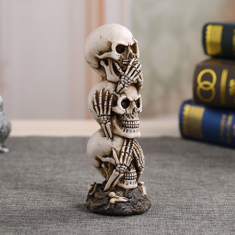 Realistic Skull Model for Halloween Decoration and Props
