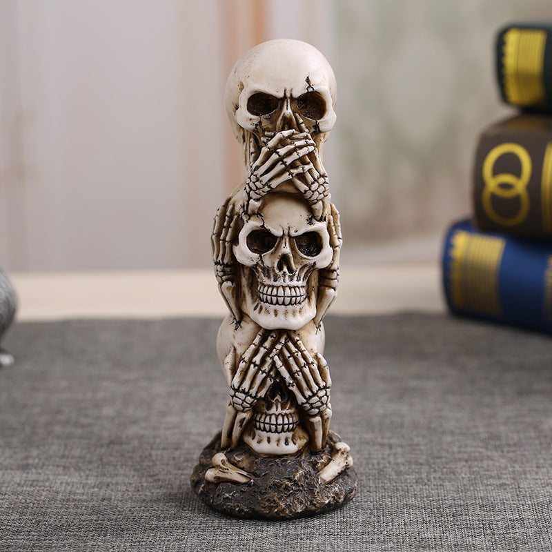 Realistic Skull Model for Halloween Decoration and Props