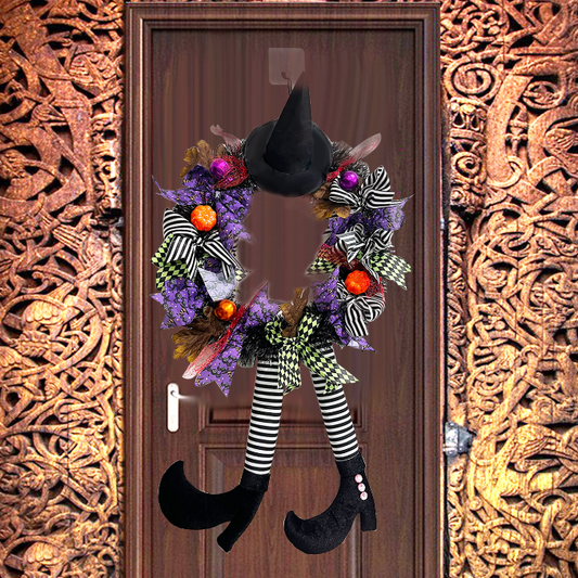 Halloween Skull Wreath for Haunted House Decoration