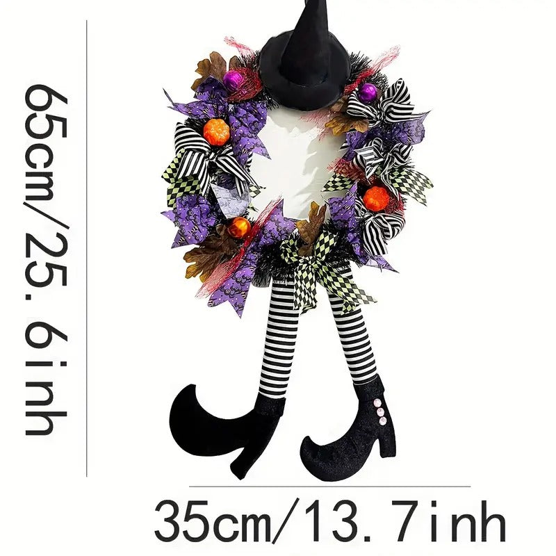 Halloween Skull Wreath for Haunted House Decoration