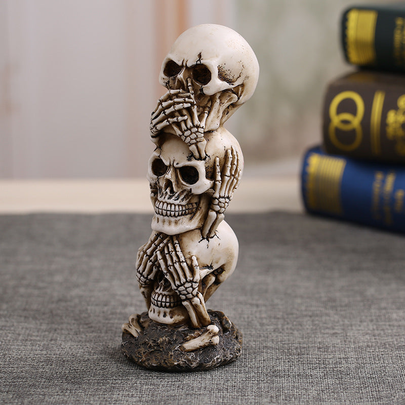 Realistic Skull Model for Halloween Decoration and Props