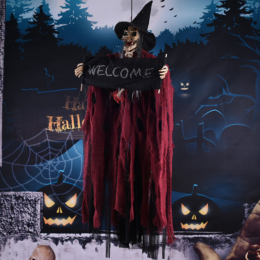 Electric Resin Skull for Halloween Decoration