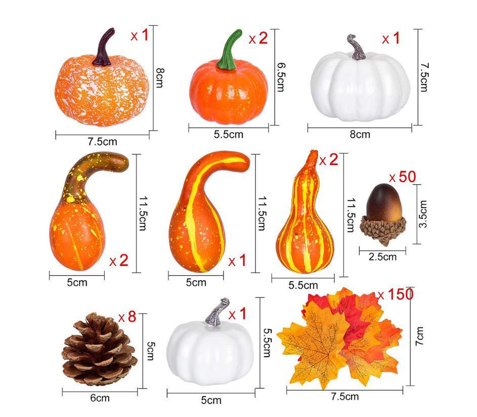 Halloween Foam Pumpkin Decoration Photo Props Set