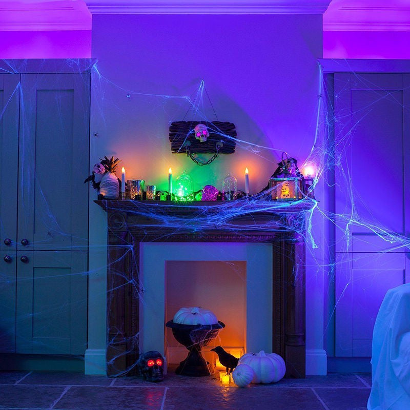 Halloween Spider Web Decoration - Customizable Supply